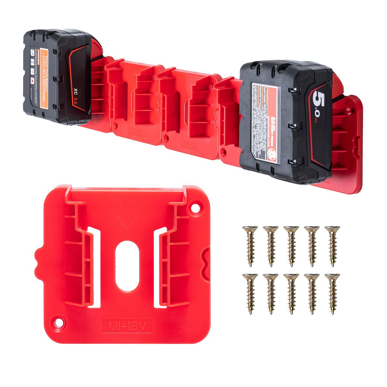 Milwaukee M18 18V Wall Mount Dock for M18 48-11-1815 Battery
Milwaukee M18 18V Wall Mount Dock for M18 48-11-1815 Battery