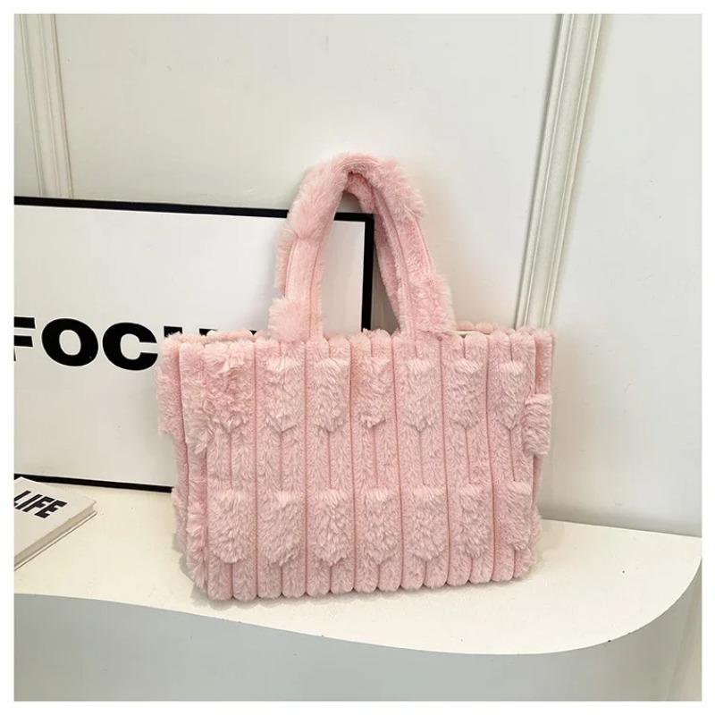 Модная однотонная повседневная легкая роскошная сумка-тоут, плиссированная плюшевая ручная сумка, универсальная сумка через плечо розовый
Модная однотонная повседневная легкая роскошная сумка-тоут, плиссированная плюшевая ручная сумка, универсальная сумка через плечо розовый
