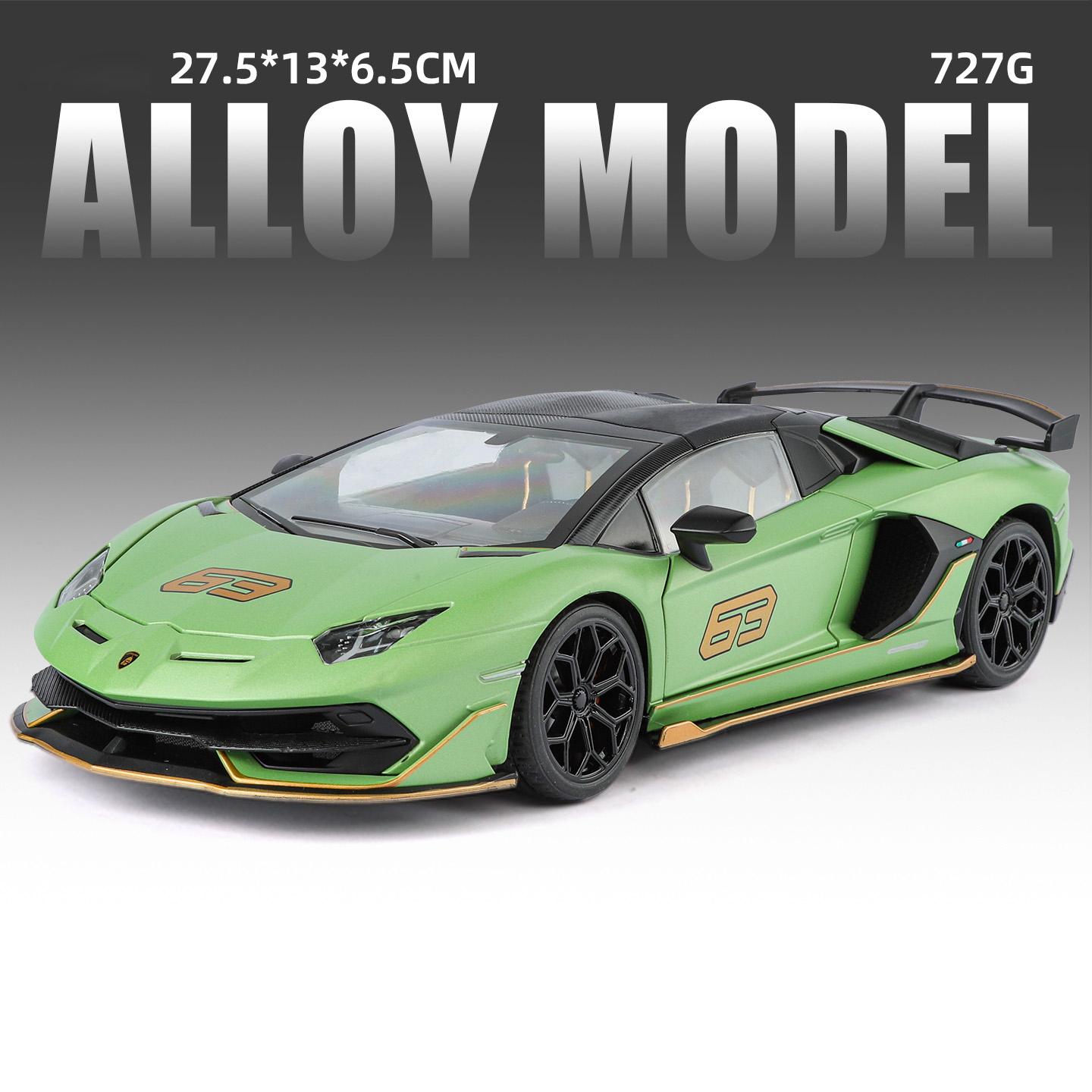 1:18 Lamborghini Aventador SVJ 63 Super Sports Car Alloy Diecast Model Car Sound Light Children Toy Car Birthday Gifts For Boys зелений
1:18 Lamborghini Aventador SVJ 63 Super Sports Car Alloy Diecast Model Car Sound Light Children Toy Car Birthday Gifts For Boys зелений