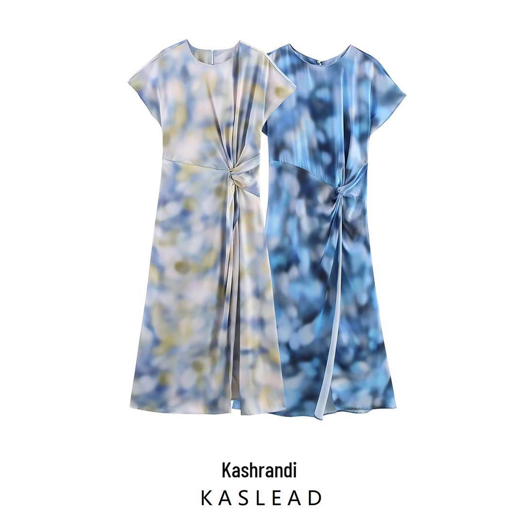 2025 Spring Women s Fashion: European & American Tie-Dye Silk Satin Dress Extra Small синій
2025 Spring Women s Fashion: European & American Tie-Dye Silk Satin Dress Extra Small синій