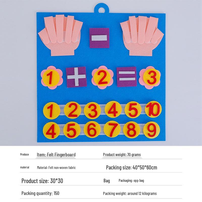 Развивающая фетровая обучающая доска: Креативная развивающая доска своими руками для ранней арифметики и развития моторики пальцев у детей
Развивающая фетровая обучающая доска: Креативная развивающая доска своими руками для ранней арифметики и развития моторики пальцев у детей