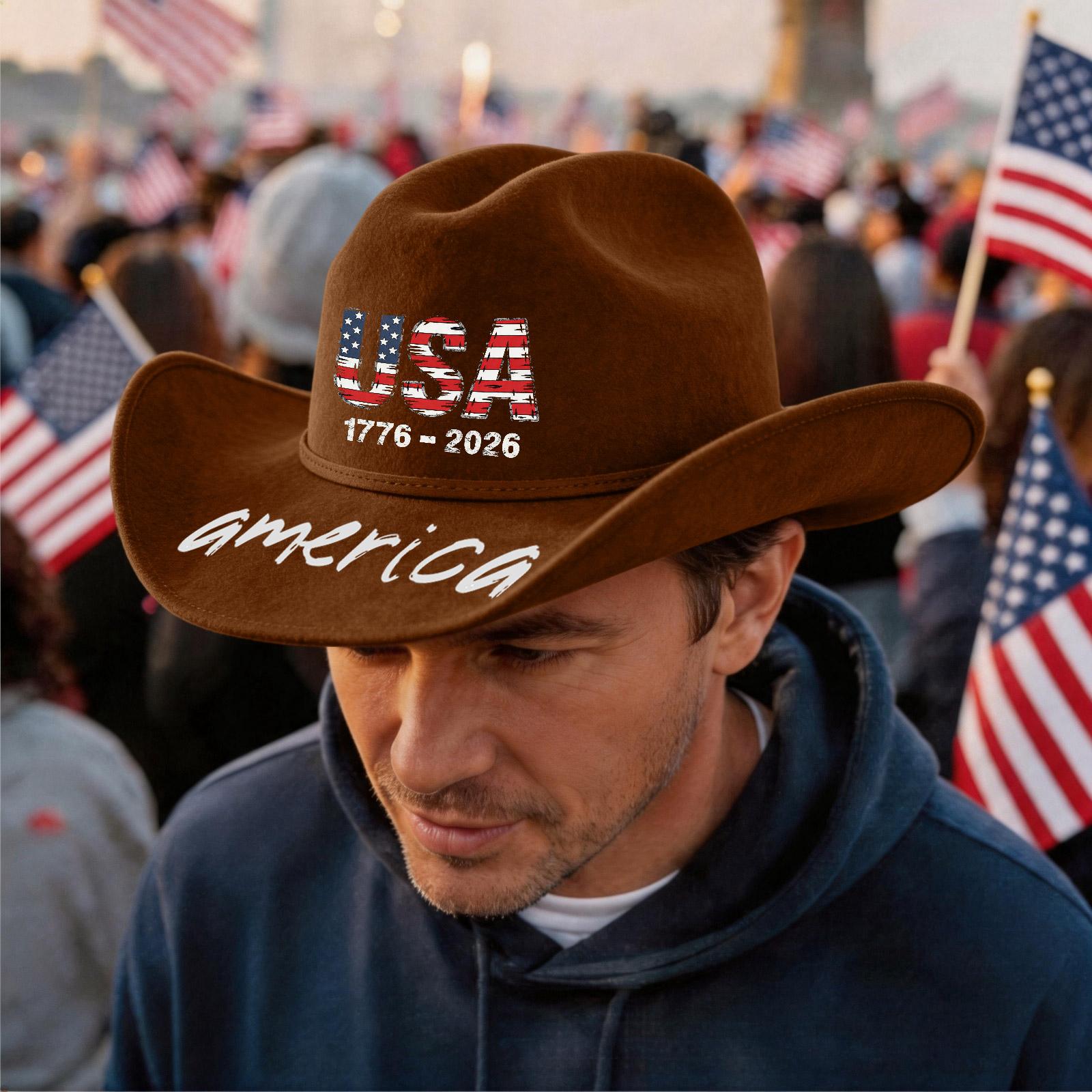 Men Women Casual Retro Style Anniversary Element Printed Denim Cowboy Hat USA Flag Design Adjustable Fit Outdoor Headwear One Size коричневый
Men Women Casual Retro Style Anniversary Element Printed Denim Cowboy Hat USA Flag Design Adjustable Fit Outdoor Headwear One Size коричневый