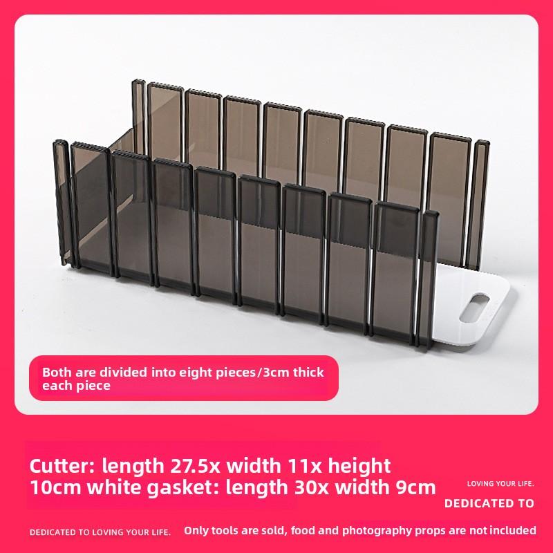 Артефакт для нарезки рулета, Специальная форма для равномерной сегментации, Слайсер, Коммерческая выпечка, Кухонный инструмент для укладки слоев 8 pcs, each 3cm
Артефакт для нарезки рулета, Специальная форма для равномерной сегментации, Слайсер, Коммерческая выпечка, Кухонный инструмент для укладки слоев 8 pcs, each 3cm