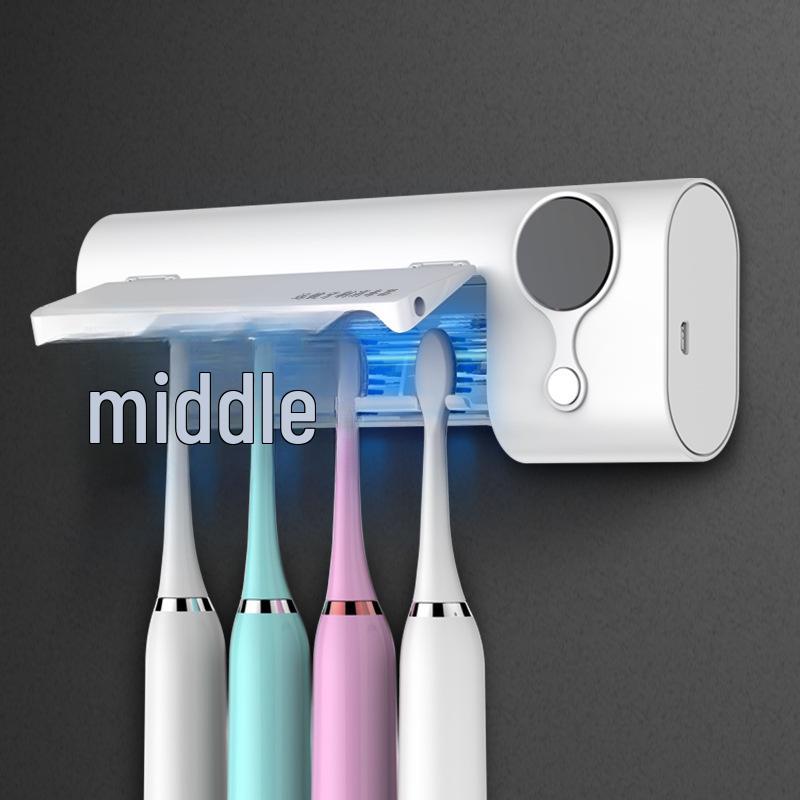 Ultraviolet Toothbrush Sterilizer with Wall-Mountable Storage Rack English Manual White
Ultraviolet Toothbrush Sterilizer with Wall-Mountable Storage Rack English Manual White