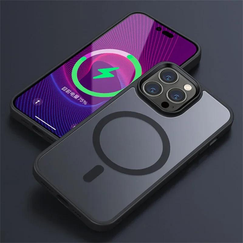 Matte Magnetic Phone Case for Magsafe Mag Safe iPhone Air 17E 17 E 16E 16 Pro Max 15 Plus 14 13 12 11 Frosted Translucent Back Phone Cover Accessories iphone 17 pro max чёрный
Matte Magnetic Phone Case for Magsafe Mag Safe iPhone Air 17E 17 E 16E 16 Pro Max 15 Plus 14 13 12 11 Frosted Translucent Back Phone Cover Accessories iphone 17 pro max чёрный