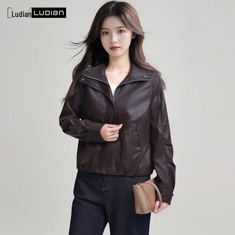 LUDIan Women s Stylish Biker PU Leather Jacket 160/84A
LUDIan Women s Stylish Biker PU Leather Jacket 160/84A