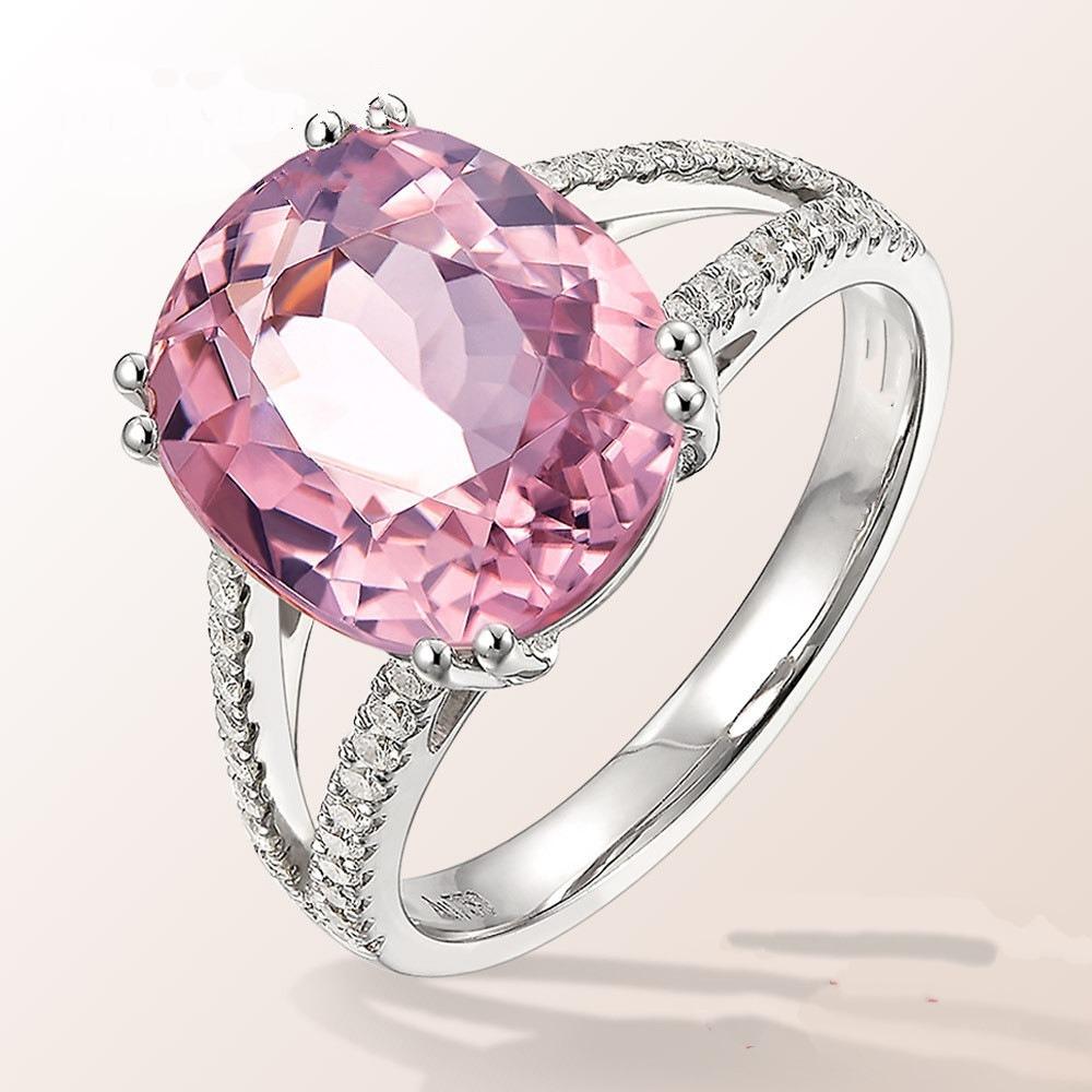 Elegant Pink Tourmaline Engagement Ring for Women Stylish European American Wedding Jewelry no. 6
Elegant Pink Tourmaline Engagement Ring for Women Stylish European American Wedding Jewelry no. 6