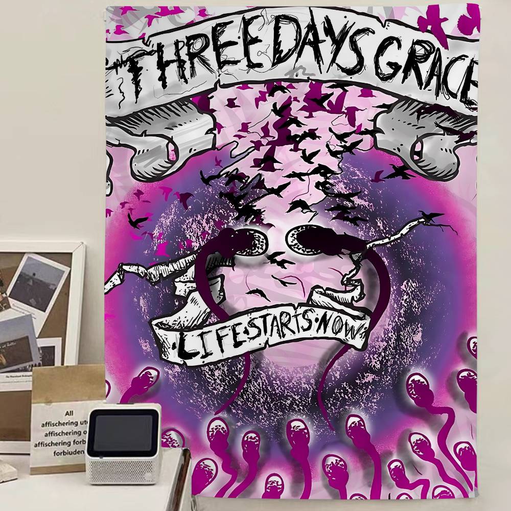 Band TThree Ddays Grace Hanging Bohemian Tapestry Bohemian Wall Tapestries Mandala Kawaii Room Decor 74x94cm(29x37in)
Band TThree Ddays Grace Hanging Bohemian Tapestry Bohemian Wall Tapestries Mandala Kawaii Room Decor 74x94cm(29x37in)