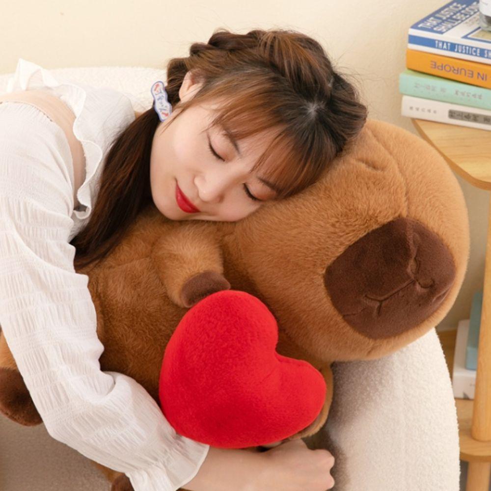 Высококачественная плюшевая кукла Capybara Turn to Dinosaur Love Heart Capybara, подарок на день рождения
Высококачественная плюшевая кукла Capybara Turn to Dinosaur Love Heart Capybara, подарок на день рождения