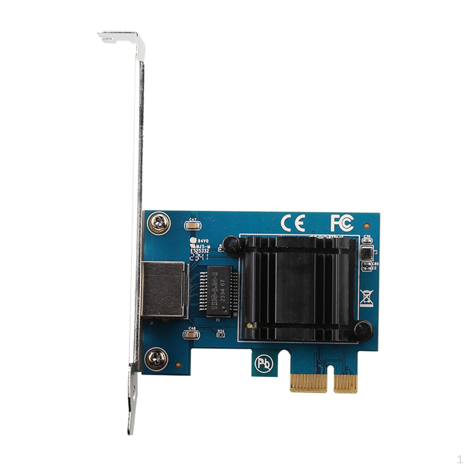 Pci-e Network Card Server 10/100/1000/2500Mbps LAN Controller with 1 Port for RTL8125B NIC
Pci-e Network Card Server 10/100/1000/2500Mbps LAN Controller with 1 Port for RTL8125B NIC
