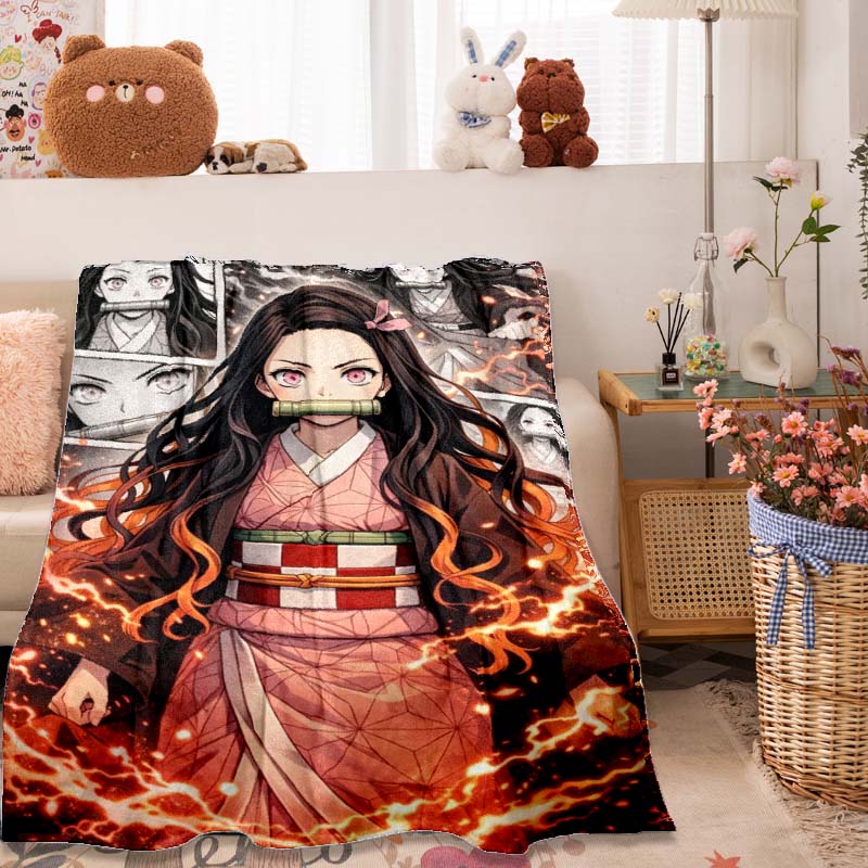 The Anime-themed Kimetsu No Yaiba Blanket Is Perfect for Naps, Sofas, Living Rooms, Offices, Bedrooms, and Other Similar Spaces. 75x90cm
The Anime-themed Kimetsu No Yaiba Blanket Is Perfect for Naps, Sofas, Living Rooms, Offices, Bedrooms, and Other Similar Spaces. 75x90cm
