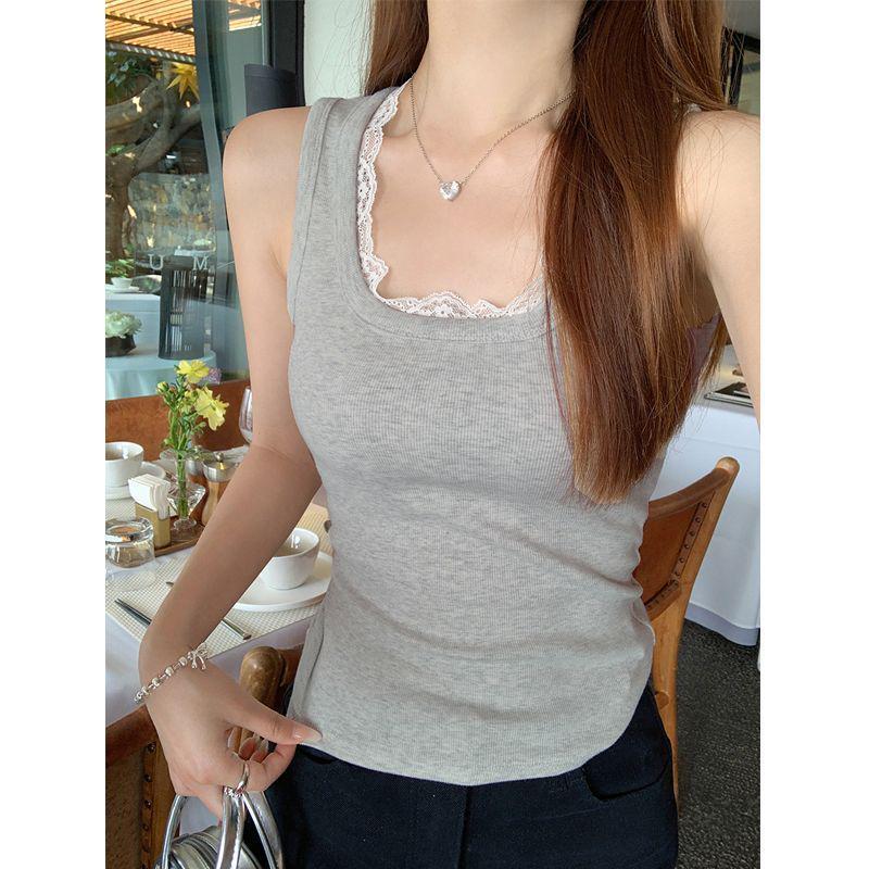 Lace Floral Square Neck Women s Camisole Vest - Sleeveless, Slim-Fit, Versatile Summer Top 2XL (130-145 kg) серый
Lace Floral Square Neck Women s Camisole Vest - Sleeveless, Slim-Fit, Versatile Summer Top 2XL (130-145 kg) серый