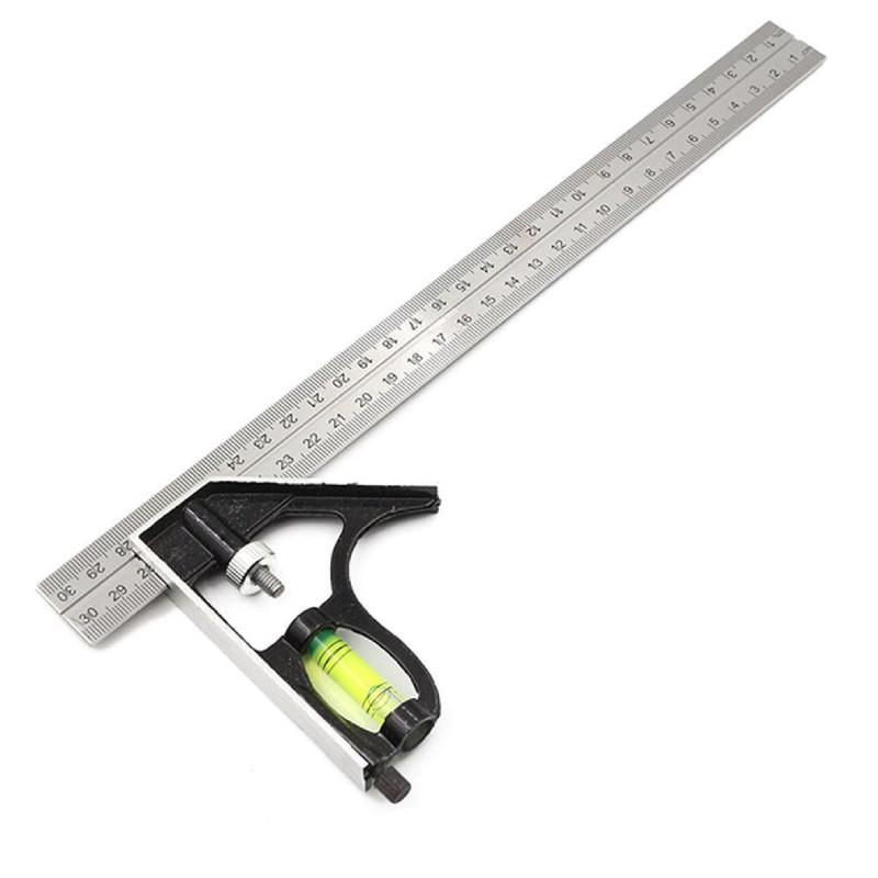 Stainless Steel Adjustable Angle Ruler Level Measuring Tool For Precision Projects 300mm
Stainless Steel Adjustable Angle Ruler Level Measuring Tool For Precision Projects 300mm