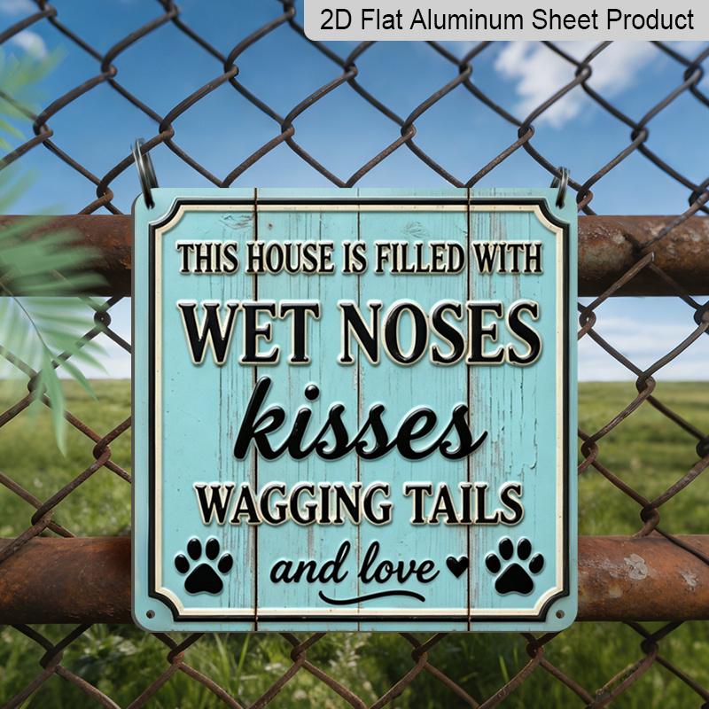 2D Flat - 1pc, Vintage Metal Aluminum Decorative Sign, Warm Family Quotes for Pets, Retro Wall Decor, Home Decoration Suitable for Porches, Living 20*20cm
2D Flat - 1pc, Vintage Metal Aluminum Decorative Sign, Warm Family Quotes for Pets, Retro Wall Decor, Home Decoration Suitable for Porches, Living 20*20cm