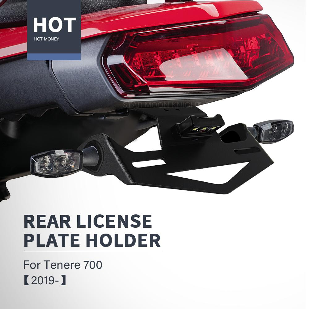 For Yamaha Tenere 700 XT700Z Tenere700 2019- Motorcycle Rear License Plate Holder Bracket with Light Tail Tidy Fender
For Yamaha Tenere 700 XT700Z Tenere700 2019- Motorcycle Rear License Plate Holder Bracket with Light Tail Tidy Fender