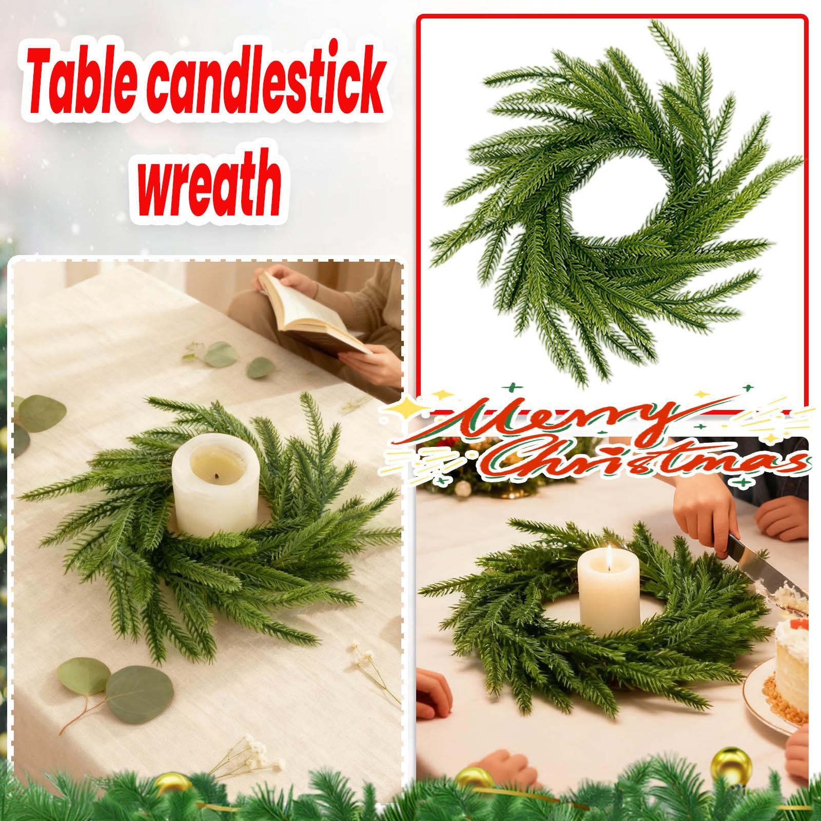 Artificial Christmas Seaweed Candlestick Wreath, Christmas Table Decoration, Artificial Christmas Seaweed Candlestick Wreath One Size
Artificial Christmas Seaweed Candlestick Wreath, Christmas Table Decoration, Artificial Christmas Seaweed Candlestick Wreath One Size