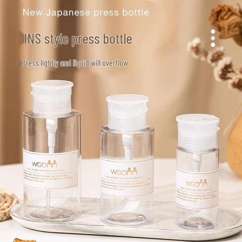 Japanese Nail Art Press Bottle for Nail Polish Remover and Makeup Water – Nail Salon Tool
Japanese Nail Art Press Bottle for Nail Polish Remover and Makeup Water – Nail Salon Tool