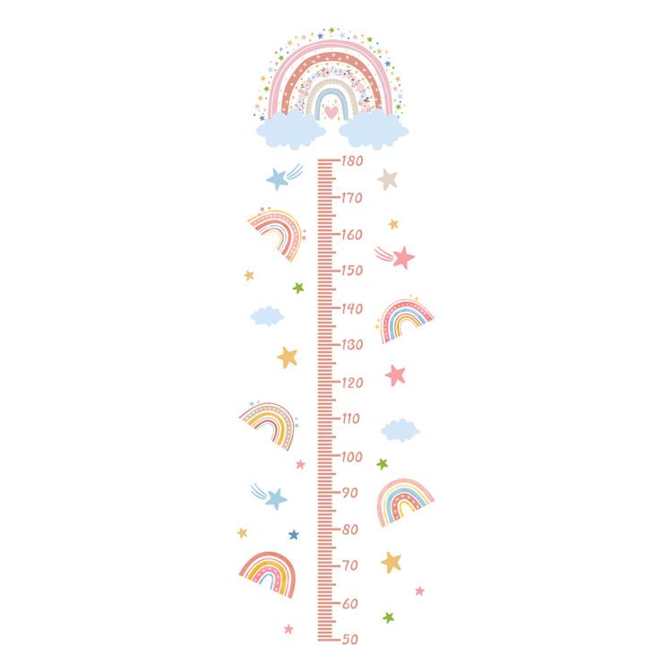 Мультяшная радужная ростовая шкала, наклейка на стену для украшения детской комнаты, домашний декор для спальни, наклейки самоклеящиеся
Мультяшная радужная ростовая шкала, наклейка на стену для украшения детской комнаты, домашний декор для спальни, наклейки самоклеящиеся