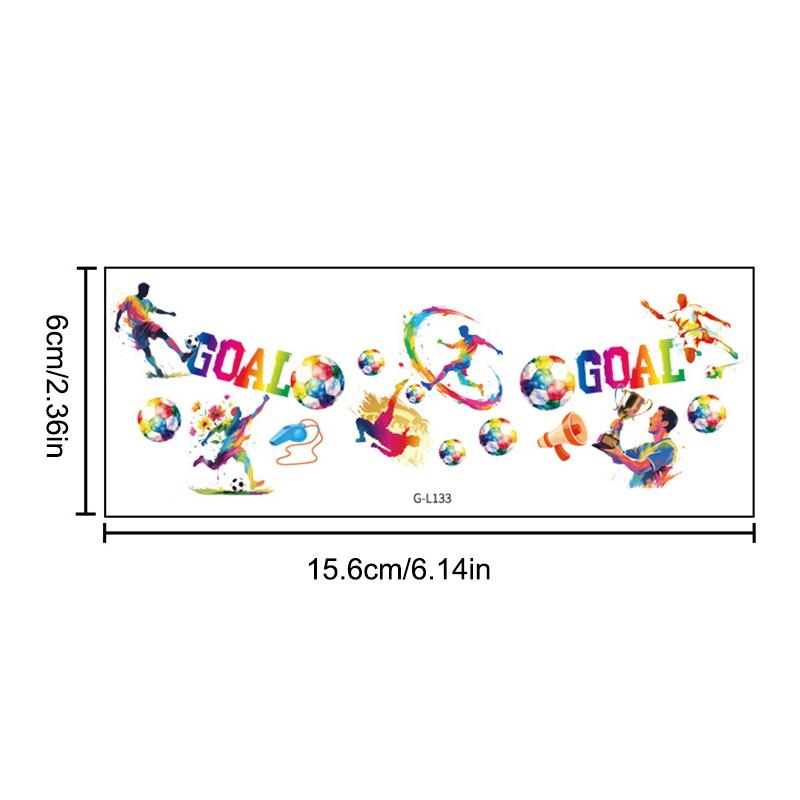 8 PCS Soccer Temporary Tattoos Football Fake Tattoos Soccer Fake Tattoo Sticker For Adult Party Decorations
8 PCS Soccer Temporary Tattoos Football Fake Tattoos Soccer Fake Tattoo Sticker For Adult Party Decorations