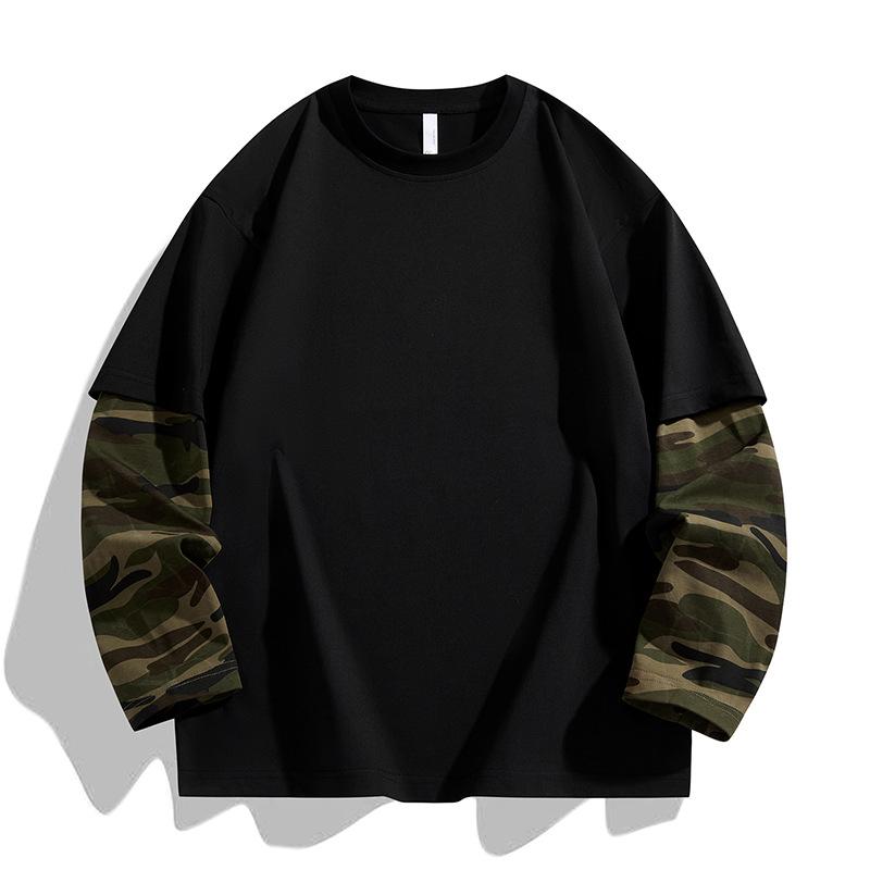 Two-Piece Camouflage Long-Sleeve Unisex Loose Fit T-Shirt - Spring/Autumn Round Neck Casual Top XXL чорний
Two-Piece Camouflage Long-Sleeve Unisex Loose Fit T-Shirt - Spring/Autumn Round Neck Casual Top XXL чорний
