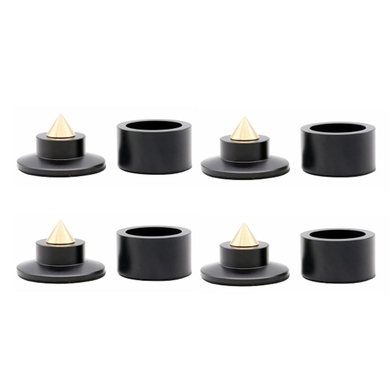 ABUL-4Set Feet Speaker Spike Foot Pad KTV Stage Speakers Aluminium Isolation HIFI Stand Black чорний
ABUL-4Set Feet Speaker Spike Foot Pad KTV Stage Speakers Aluminium Isolation HIFI Stand Black чорний