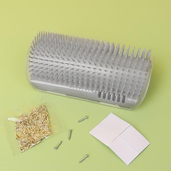 Cat Corner Scratcher Self-Grooming Massage Comb with Catnip Easy to Install Wall Corner Massage Comb Scratcher Grooming Brush Tool Large сірий
Cat Corner Scratcher Self-Grooming Massage Comb with Catnip Easy to Install Wall Corner Massage Comb Scratcher Grooming Brush Tool Large сірий