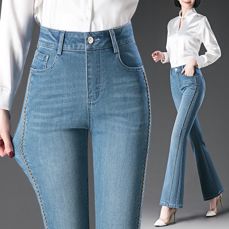 High-Waisted Micro-Flare Jeans for Women: Slimming Stretch Pants for Spring and Autumn Size 31 / 125-135 kg
High-Waisted Micro-Flare Jeans for Women: Slimming Stretch Pants for Spring and Autumn Size 31 / 125-135 kg