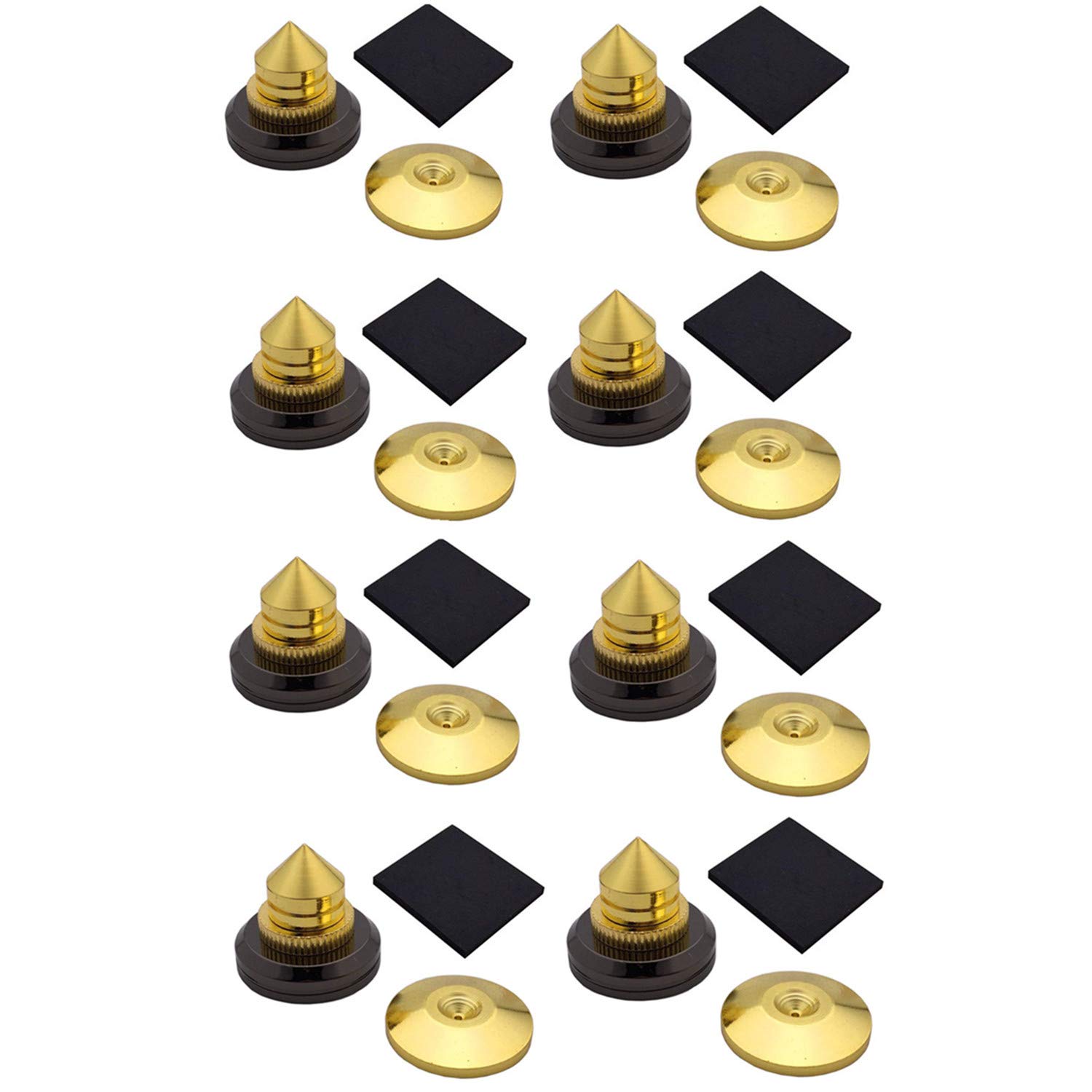 GeeSo Metal Insulator Spike Receiver Set of 8 for Improved Sound Quality in Speakers and Audio Equipment Gold-Plated золотий
GeeSo Metal Insulator Spike Receiver Set of 8 for Improved Sound Quality in Speakers and Audio Equipment Gold-Plated золотий