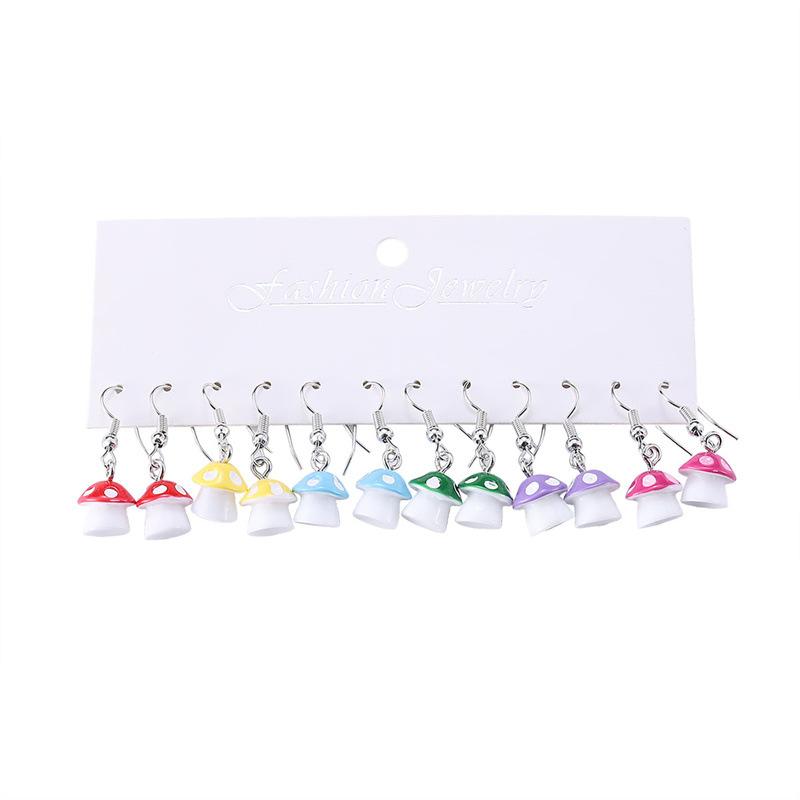 Набор из 6 пар серег в форме грибов, 3D смола, милые серьги-подвески для женщин, серьги для личности на выпускной, для учителя, подарки к возвращению в школу
Набор из 6 пар серег в форме грибов, 3D смола, милые серьги-подвески для женщин, серьги для личности на выпускной, для учителя, подарки к возвращению в школу