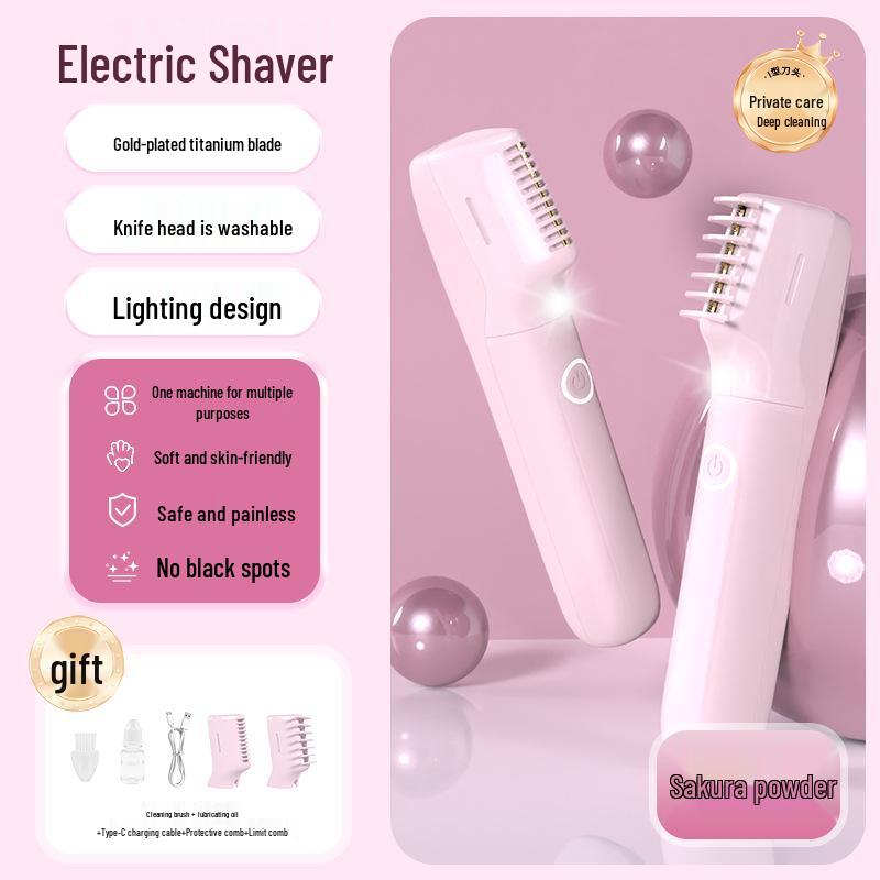 Universal Electric Hair Remover & Clipper for Men and Women - Ideal for Private Parts, Underarms, Legs, and Body Battery Capacity: 600mAh розовый
Universal Electric Hair Remover & Clipper for Men and Women - Ideal for Private Parts, Underarms, Legs, and Body Battery Capacity: 600mAh розовый