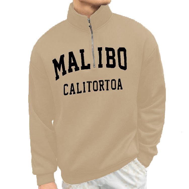 Men s Retro Stand-Up Collar Half-Zip Hoodie - Casual Loose Fit L хакі
Men s Retro Stand-Up Collar Half-Zip Hoodie - Casual Loose Fit L хакі