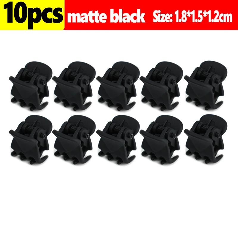 Mini Sweet Hairclaws for Women Girls Plastic Black Brown Clear Ponytail Holders Barrettes Hair Clips Clamp Headwear Accessories 1.8X1.5X1.2cm
Mini Sweet Hairclaws for Women Girls Plastic Black Brown Clear Ponytail Holders Barrettes Hair Clips Clamp Headwear Accessories 1.8X1.5X1.2cm