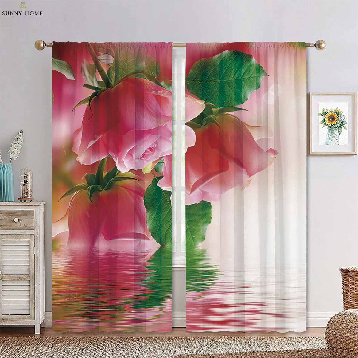 2-Piece Set Of Flower 3D Print Printcurtains Machine Washable Bedroom Space Living Space Kitchen Area Four Seasons Ornamentalcurtains W50xH140(CM)x2PCS&Grommet Top
2-Piece Set Of Flower 3D Print Printcurtains Machine Washable Bedroom Space Living Space Kitchen Area Four Seasons Ornamentalcurtains W50xH140(CM)x2PCS&Grommet Top