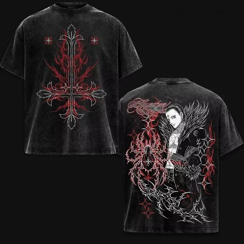 Hunter X Hunter Chrollo Women and Men s Clothing Women Short Sleeve Tshirts Washed Cotton T-shirt Harajuku T Shirt L
Hunter X Hunter Chrollo Women and Men s Clothing Women Short Sleeve Tshirts Washed Cotton T-shirt Harajuku T Shirt L