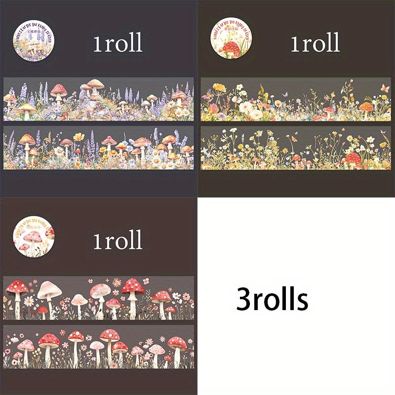 3 Style/bag Tape Harvest after Rainy Season Series Mushroom Scenery Fresh Tape PET Material DIY Hand Account Daily Decoration
3 Style/bag Tape Harvest after Rainy Season Series Mushroom Scenery Fresh Tape PET Material DIY Hand Account Daily Decoration