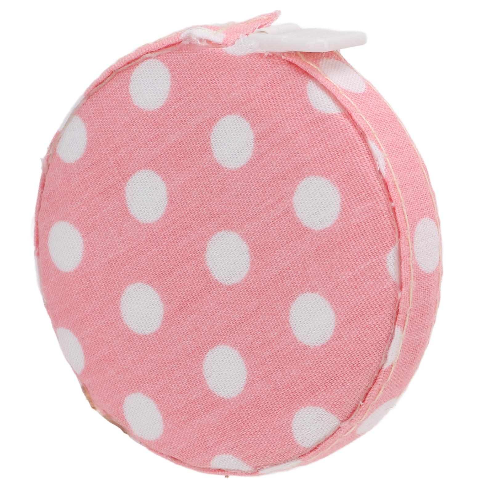 Body Measuring Tape Portable Durable Easy Reading High Accuracy Wide Application Measuring TapePink with White Dot
Body Measuring Tape Portable Durable Easy Reading High Accuracy Wide Application Measuring TapePink with White Dot