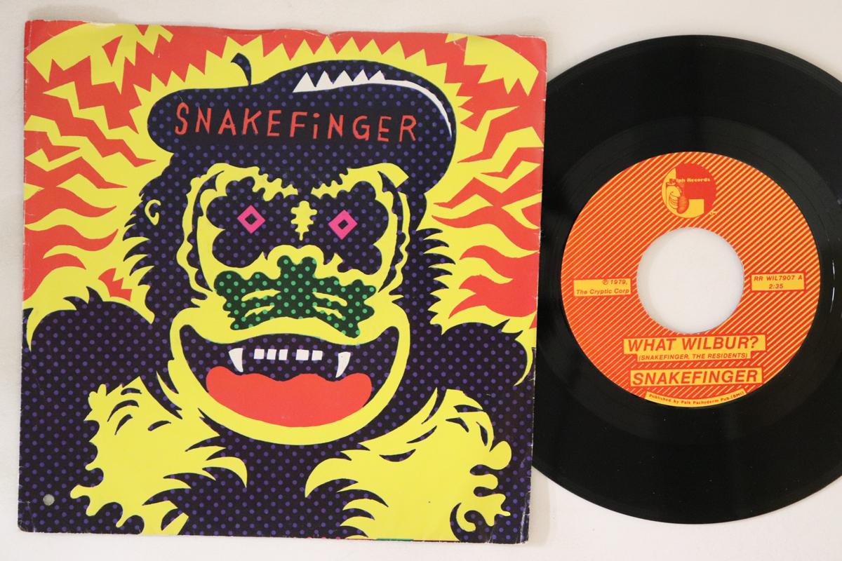 7inch Record SNAKEFINGER - What Wilbur / Kill The Great Raven RRWIL7907 Ralph Records 1979 US Rock Used
7inch Record SNAKEFINGER - What Wilbur / Kill The Great Raven RRWIL7907 Ralph Records 1979 US Rock Used