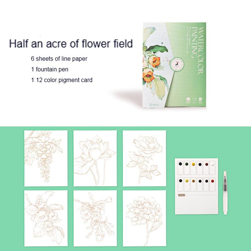 4 styles Parent Child Watercolor Art Set: 12 Color Solid Color Album with Graffiti Page and Student Stress Relief Coloring
4 styles Parent Child Watercolor Art Set: 12 Color Solid Color Album with Graffiti Page and Student Stress Relief Coloring