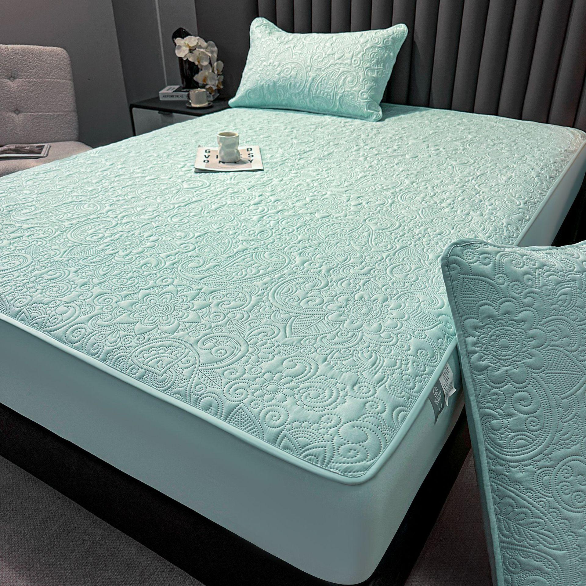 New Simple Solid Color Fitted Sheet Hypoallergic Breathable Mattress Protector Single King Not Included Pillowcase 120x200cm
New Simple Solid Color Fitted Sheet Hypoallergic Breathable Mattress Protector Single King Not Included Pillowcase 120x200cm