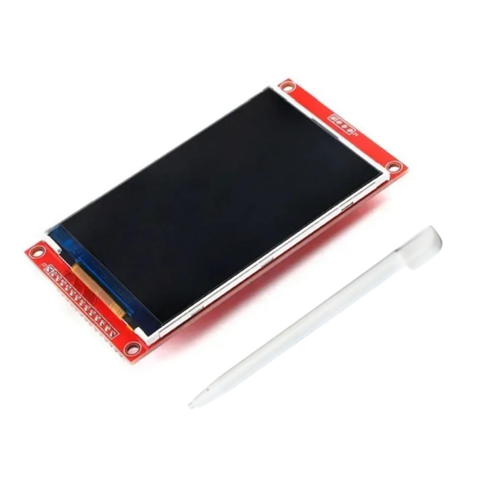 3,5-дюймовий TFT LCD модуль із сенсорною панеллю, драйвер ILI9488, 320x480, послідовний інтерфейс порту SPI (9 В/В) Сенсорний контролер XPT2046 для Arduino STM32 without touch screen
3,5-дюймовий TFT LCD модуль із сенсорною панеллю, драйвер ILI9488, 320x480, послідовний інтерфейс порту SPI (9 В/В) Сенсорний контролер XPT2046 для Arduino STM32 without touch screen