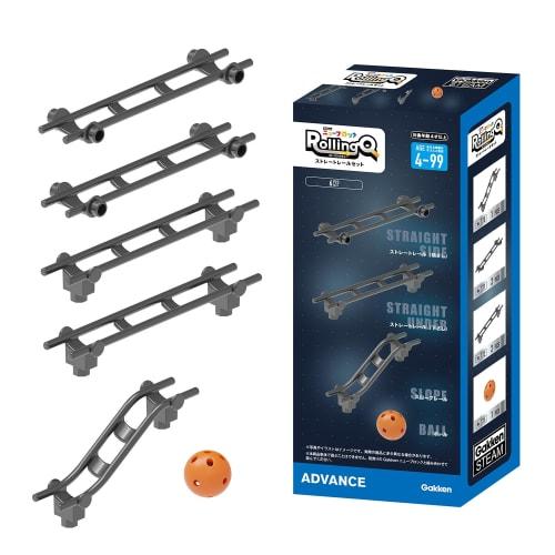 Gakken New Block Rolling Cue Straight Rail Set (Target age: 4 years old and over) 83739
Gakken New Block Rolling Cue Straight Rail Set (Target age: 4 years old and over) 83739