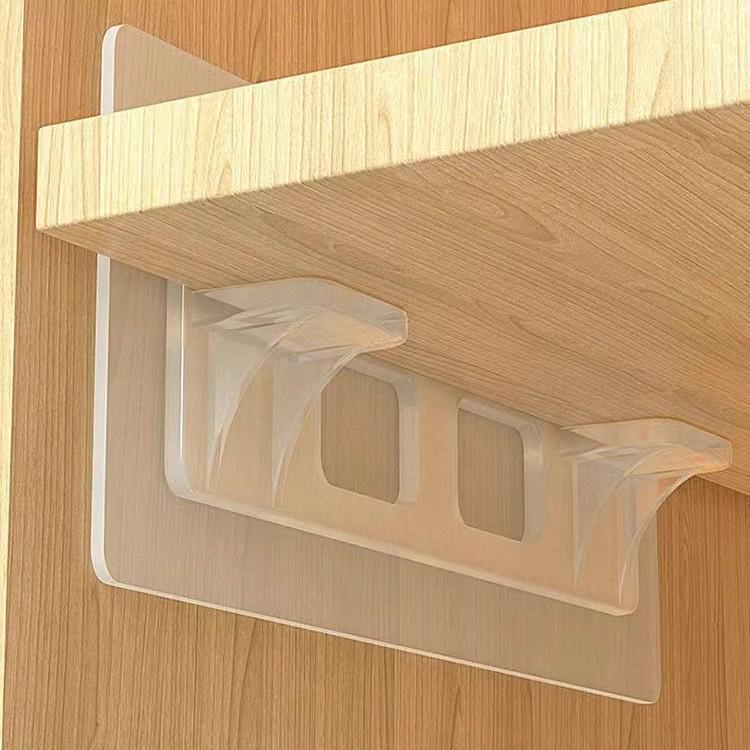 Настенная клейкая полка для хранения швабр, не требующая сверления
Настенная клейкая полка для хранения швабр, не требующая сверления