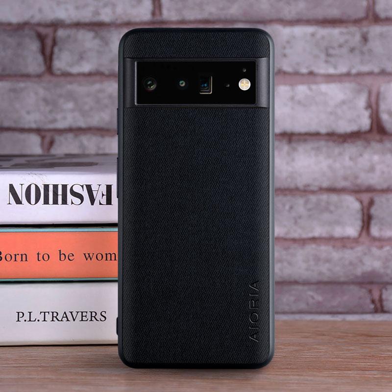 Luxury Textile Leather Case for Google Pixel 6 Pro 6A Soft TPU Hard Phone Cover Precise camera hole position Solid color Protect Pc + tpu&for Pixel 6(6.4") чорний
Luxury Textile Leather Case for Google Pixel 6 Pro 6A Soft TPU Hard Phone Cover Precise camera hole position Solid color Protect Pc + tpu&for Pixel 6(6.4") чорний