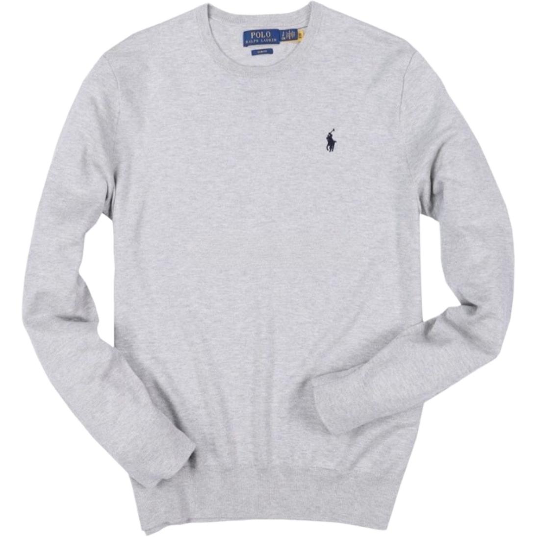 Polo Ralph Lauren SS25 Pony Logo Embroidered Cotton Crew Neck Long Sleeve Knit Sweater Men sweater Gray 710907256-010 L
Polo Ralph Lauren SS25 Pony Logo Embroidered Cotton Crew Neck Long Sleeve Knit Sweater Men sweater Gray 710907256-010 L
