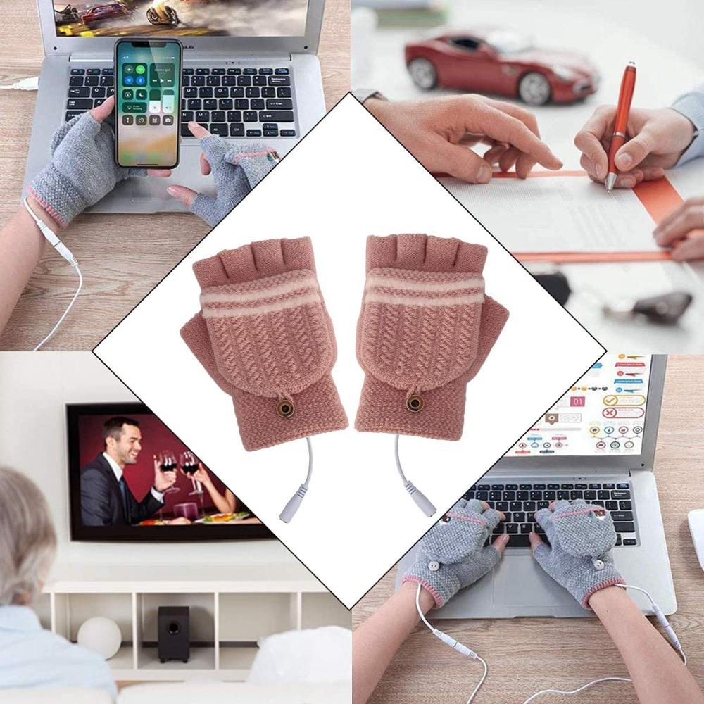 Двусторонние перчатки с подогревом, USB электрические теплые варежки без пальцев, зимние
Двусторонние перчатки с подогревом, USB электрические теплые варежки без пальцев, зимние