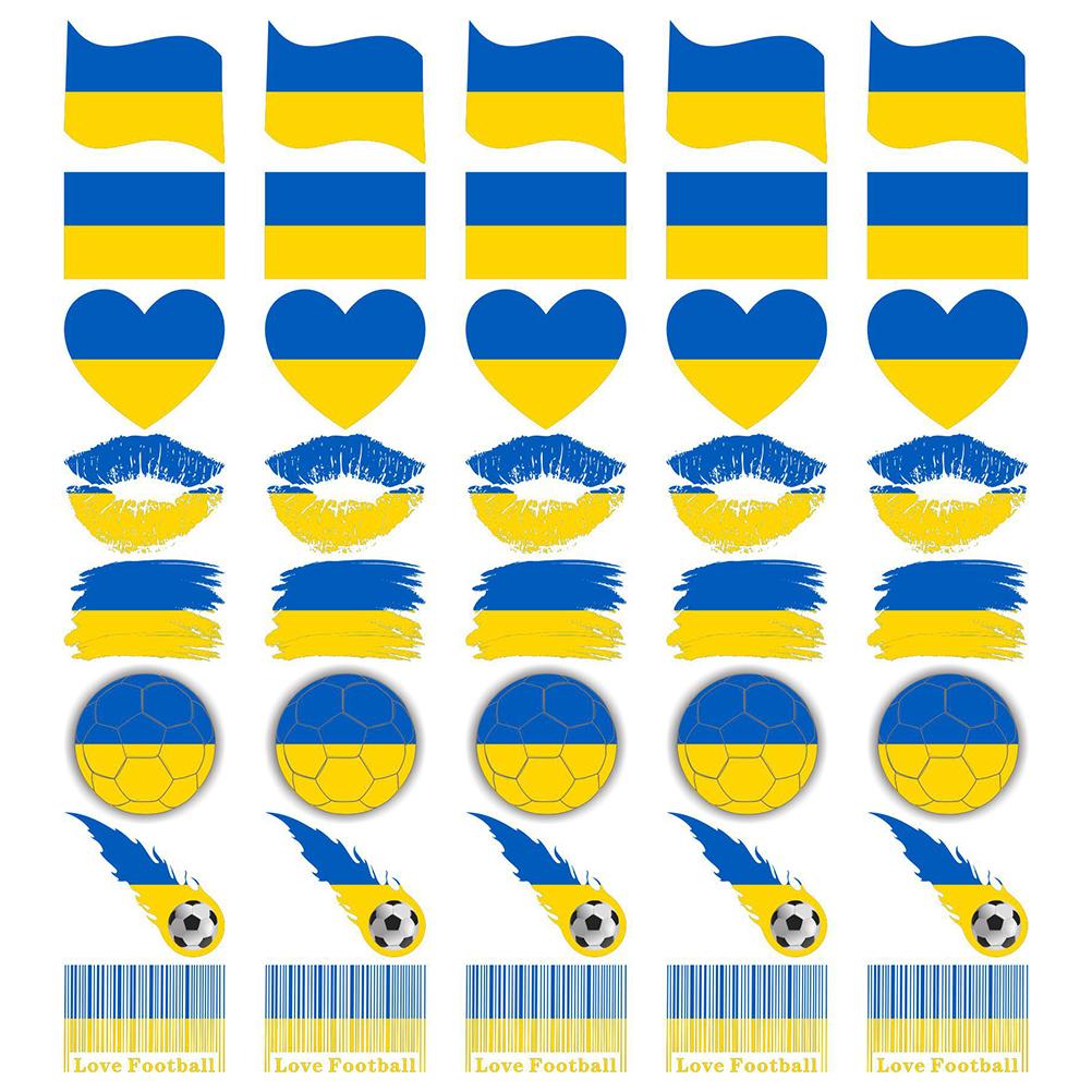 40 шт. Временные татуировки с флагом Украины, национальные флаги Украины, наклейки для татуировок, любовь и мир, Украина
40 шт. Временные татуировки с флагом Украины, национальные флаги Украины, наклейки для татуировок, любовь и мир, Украина