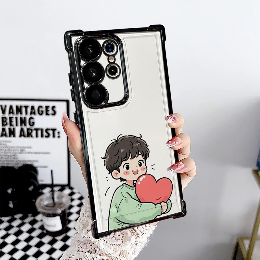 Phone Cover Case for Samsung Galaxy S26 S23 S20 FE S24 S21 Plus S22 Ultra S25 Edge Heart-Shaped Couple Galaxy S25 Ultra
Phone Cover Case for Samsung Galaxy S26 S23 S20 FE S24 S21 Plus S22 Ultra S25 Edge Heart-Shaped Couple Galaxy S25 Ultra
