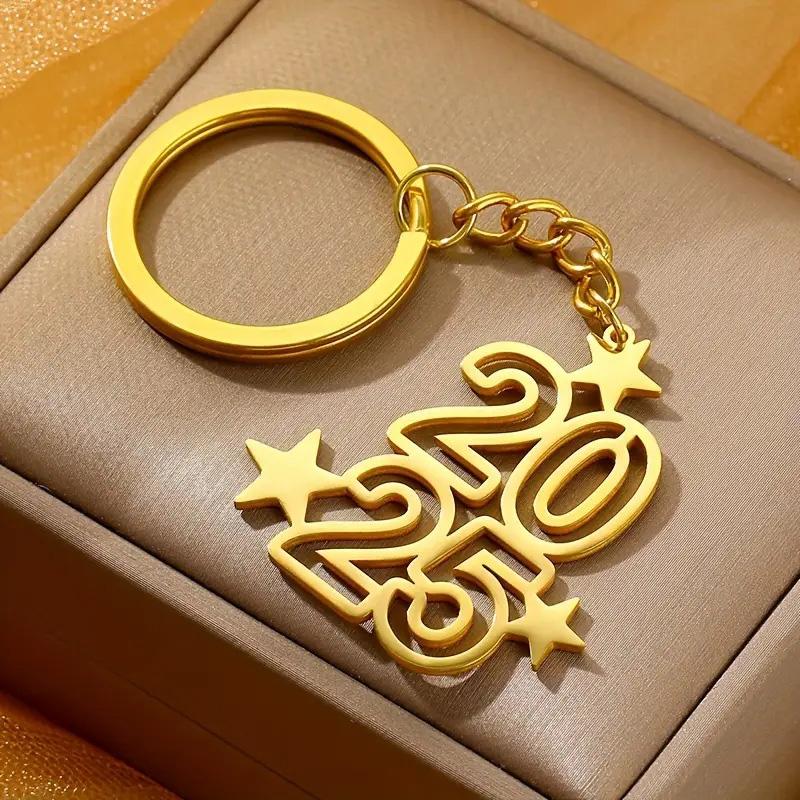 Keychain Simple Car Pendant Creative 2025 New Year s Gift Star Embellishment Fashionable Backpack Festive Atmosphere Digital 1Pc
Keychain Simple Car Pendant Creative 2025 New Year s Gift Star Embellishment Fashionable Backpack Festive Atmosphere Digital 1Pc