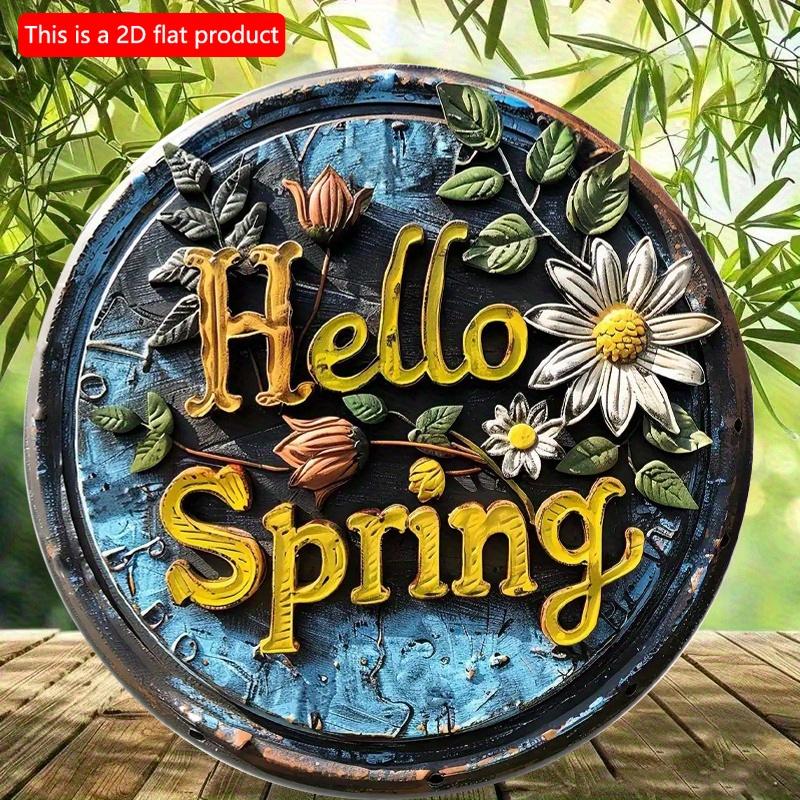 2d Flat 20*20cm Round Wooden Hello Spring Sign Art Painting Wreath Decorative, Entrance Decor Gift, Mask Theme, for Bar, Club, Home, Room Wall Decor 20*20cm
2d Flat 20*20cm Round Wooden Hello Spring Sign Art Painting Wreath Decorative, Entrance Decor Gift, Mask Theme, for Bar, Club, Home, Room Wall Decor 20*20cm