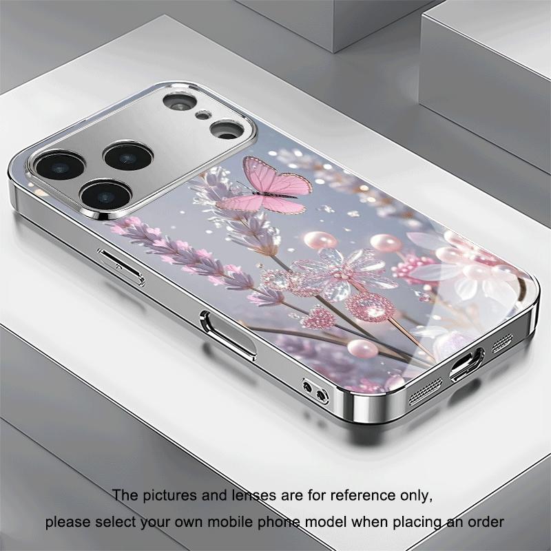 Butterfly pearl powder tempered glass phone case suitable for iPhone 17 16 15 14 13 12 11 Pro/Max/Plus anti drop and shockproof For iPhone 11PROMAX
Butterfly pearl powder tempered glass phone case suitable for iPhone 17 16 15 14 13 12 11 Pro/Max/Plus anti drop and shockproof For iPhone 11PROMAX